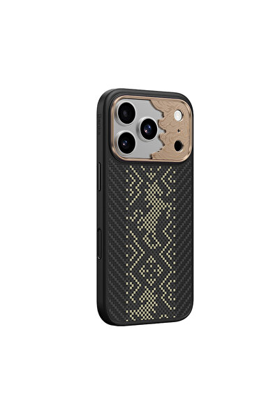 Benks iPhone 17 Pro Kılıf M-safe Şarj Özellikli Karbon Fiber Knight ArmorPro ...
