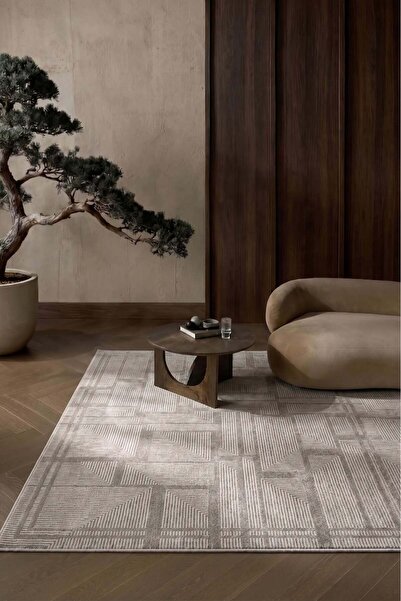 Apex Viskon Makine Halısı Modern Salon Halısı ve Yatak Odası Halısı Oturma Od...