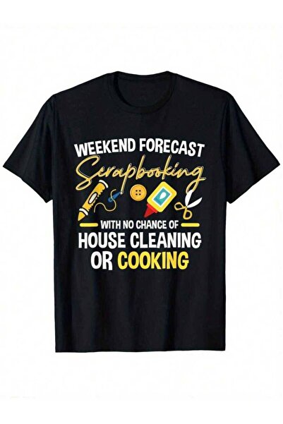 45 BPM قميص سكرابوكينج بتصميم Crafting Scrapbook Crafter Weekend Forecast،% ق...