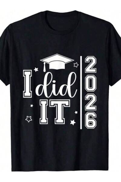 23ERVA قميص I Did It لحفل التخرج 2026، دفعة 2025، للخريجين الجدد 26