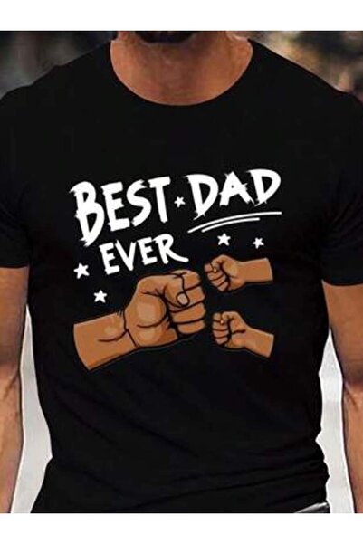 4CR تي شيرت رجالي مطبوع عليه BEST DADA EVER Choice، بأكمام قصيرة ناعمة وقابلة...
