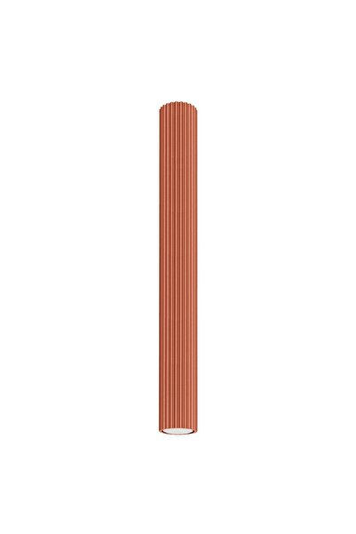 SOLLUX Lampă de tavan KARBON 60, ocre roșu