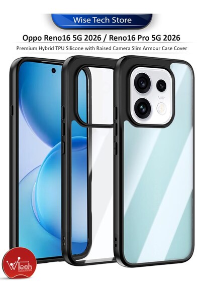 Wtech Oppo Reno16 5G 2026 / Reno16 Pro 5G 2026 Hybrid TPU Silicone with Raise...