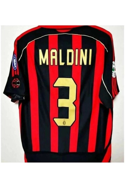 BREATHLESS A.c Milan 2006/07 Paolo Maldini Özel Nostalji Forması (RED)