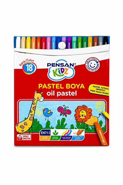 Pensan Kidz 18 Color Snap-On Crayon Set |   Colorful Painting Paint 18-Pack