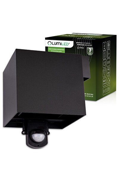 Lumiled Lampă de perete de exterior G9 LED, reglabilă sus-jos, cu senzor PIR,...