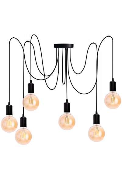 Lumiled Lustră suspendată ARANE SPIDER, cu 6 brațe, pentru LED, 6x E27