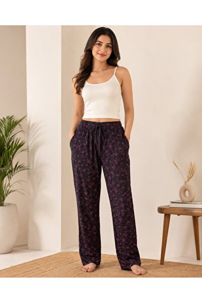 Derya Kurşun Pants with Pockets and Elastic Waistband 0573-02