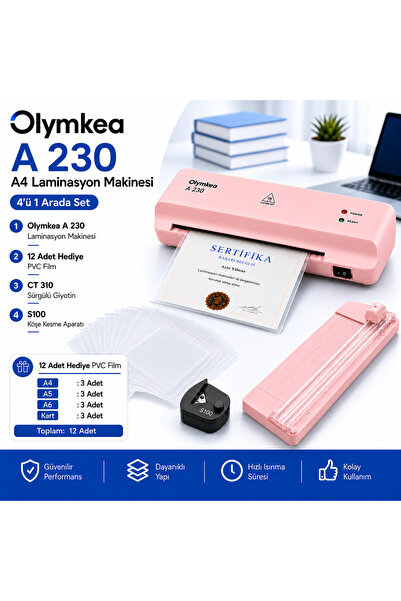 Olymkea A230s 4in1set Laminasyon Makinesi ( A4 )