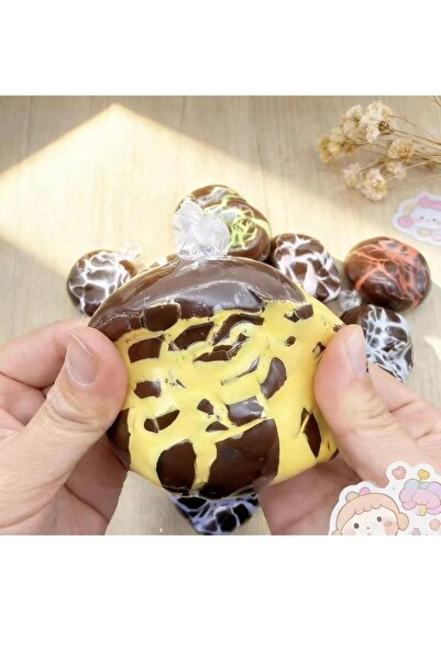 ismega Patlayan Çıtırdayan Top Çikolatalı Bal Mumı squishy Sukuşi Skuşi Slow Stres atma oyuncağı fidget Butter 1 Adet fiyatıdır
