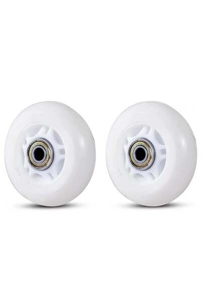 Generic White Scooter Replacement Wheels, Smooth-Rolling, Durable, High-Perfo...