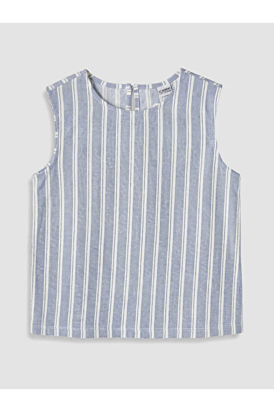 LC Waikiki Lcw kids bicycle collar striped girl's tank top