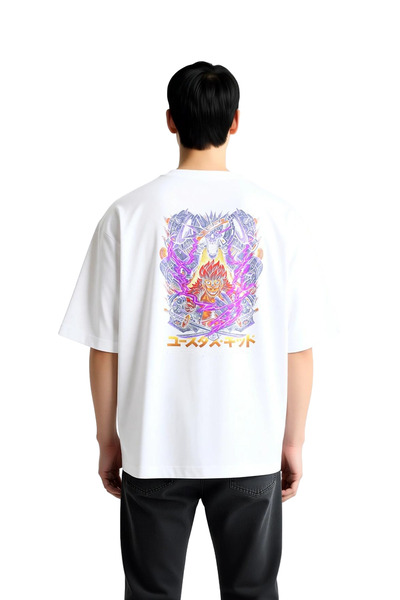 PayBuy Captain Funny Anime Superhero Printed Men's Oversize T-Shirt