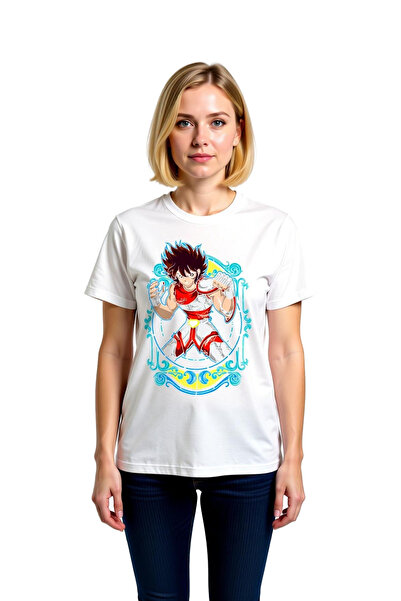PayBuy Tricou cu mânecă scurtă imprimat cu personaje anime pentru femei, desi...