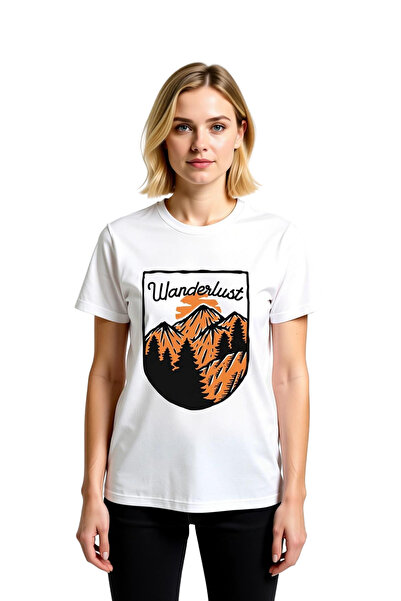 PayBuy Women's Mountain Adventures Vintage Graphic Printed Short Sleeve Round...