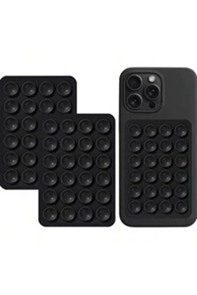 OEM 5 bucăți de suport pentru husă de telefon cu ventuză din silicon negru