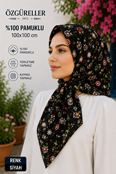 ÖZGÜRELLER %100 Pamuklu Karanfil Desen Yazma ,Hediyelik Kaymayan Terletmeyen ...