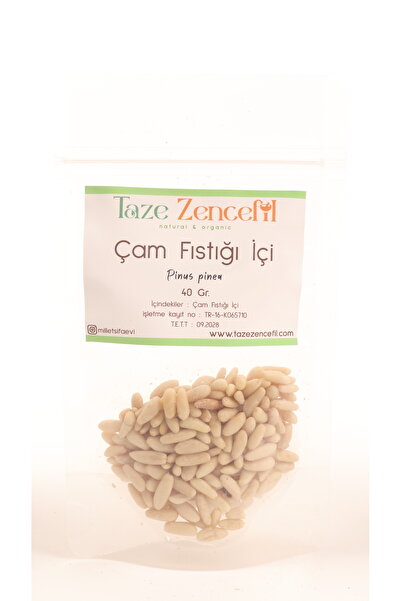 taze zencefil natural organic Çam Fıstığı içi