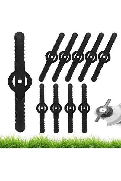 STARSTAR 10-pack 14cm plastic replacement blades for brush cutters, accessori...
