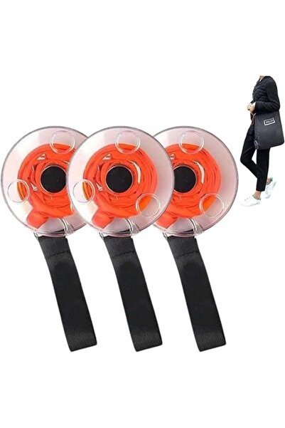 STARSTAR Three-piece foldable orange shopping bag set