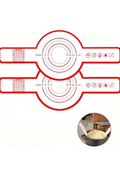 STARSTAR Silicone bread mat set (2 pieces), non-stick and easy to clean, oven...