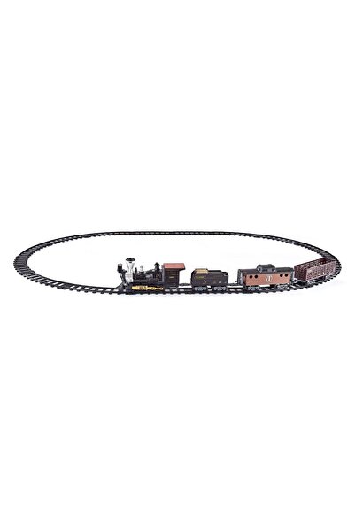 OEM Tren electric western telecomandat - 3 vagoane, lumini și sunete