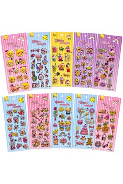 ECVV 3D Puffy Stickers for Kids - 120+ Fun Stickers in 12 Sheets for Crafts S...