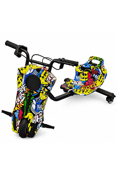 inwelt Drift Car Bluetooth Hoparlörlü Graffiti Desenli Drift Scooter