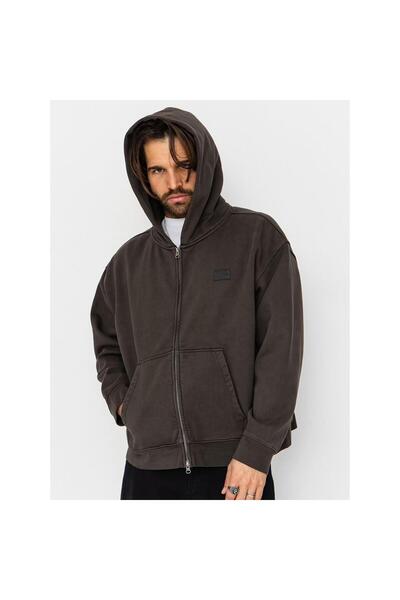 Vans هودي رجالي فاخر بسحاب كامل VN000T78EMV1 أسود-M