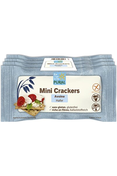 Pural Mini biscuiți cu ovăz, fără gluten, 4x35g, bio, 140g