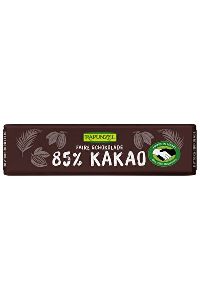 Rapunzel Ciocolată neagră 85% cacao, bio vegană, 20g