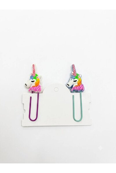Buki'nin Atölyesi Bookmarks / Paper Clips Set of 2 Unicorn