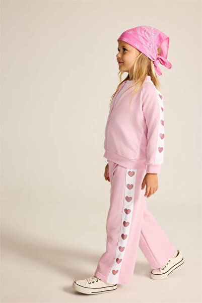 DeFacto Wide Leg Pink Baby Girl Sweatpants I0219A5/Pr66