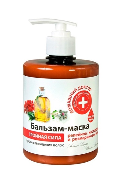 Doctorul Casei Μάσκα-μαλακτική κρέμα κατά της τριχόπτωσης με έλαια κολλιτσίδα...
