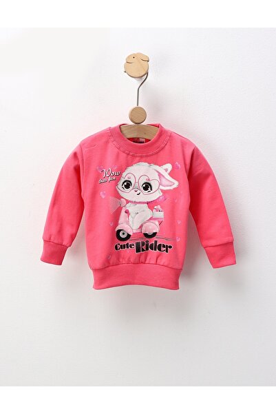 MiniKids Bluza flausata iepuras roz by FDY