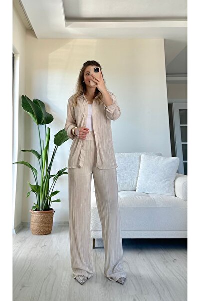 ALICESTORE Piliseli Gömlek Takım