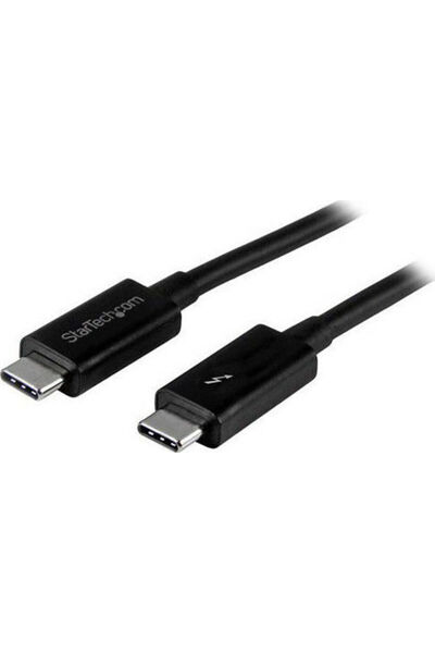 startech Καλώδιο Thunderbolt 3 Μαύρο 2μ (TBLT3MM2M)
