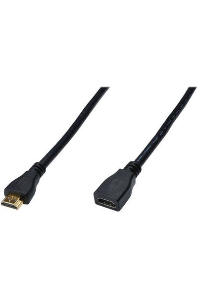 Digitus HDMI 1.4 Υψηλής Ταχύτητας 1080p 120Hz Γωνιακό Καλώδιο HDMI Αρσενικό σ...