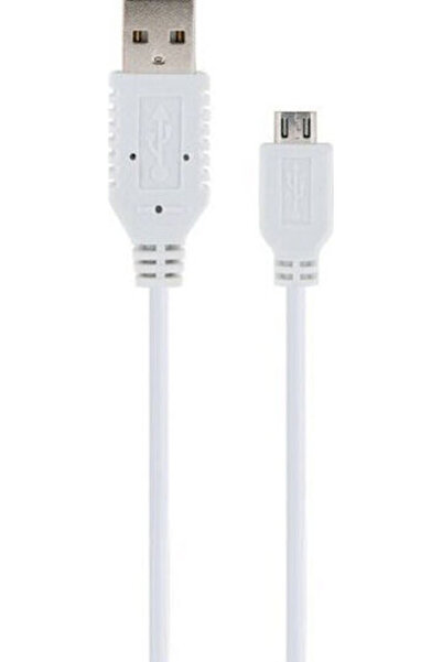 Schwaiger Καλώδιο USB 2.0 σε micro USB, κανονικό, 2μ, Λευκό (LK200M532)