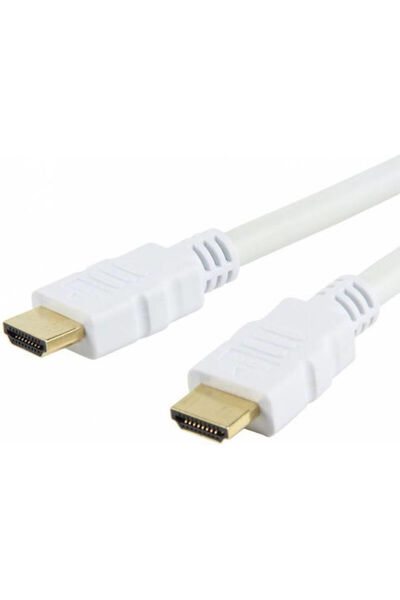Techly Καλώδιο HDMI αρσενικό σε αρσενικό 1μ Λευκό Κωδικός: 306905