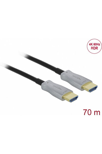 DELOCK Ενεργό Οπτικό Καλώδιο HDMI 4K60Hz HDR T-T 70μ Κωδικός: 84136