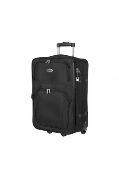 OEM Troler de călătorie cu 2 roți, 65.5x42x25 cm, negru, 54 L