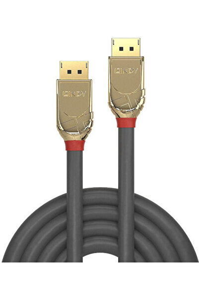 LİNDY Καλώδιο DisplayPort αρσενικό - DisplayPort αρσενικό 5μ Μαύρο (36294)