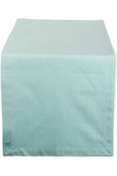 DII CAMZ38723 Solid Chambray, Table Runner 14x72, Chambray Gray