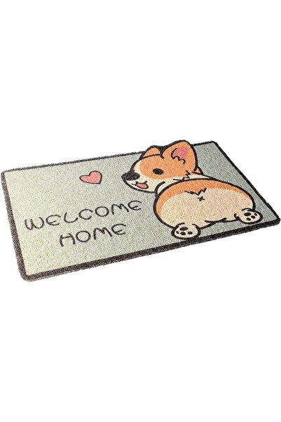 La Home Concept Anti Slip Silk Circle Door Mat 75 * 45 CM
