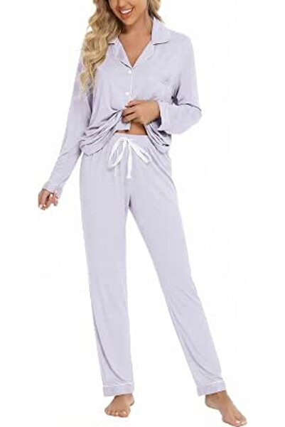 GENERAL Leikar womens Button Up Pajamas for Women Button Up Pajamas for Women