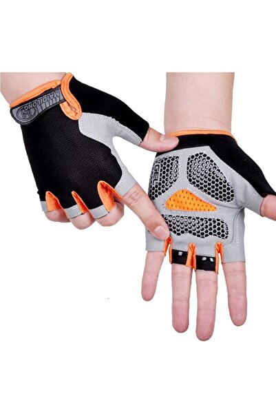 LZQpearl Half Finger Cycling Gloves for Men and Women, Anti Slip Shock-Absorb...