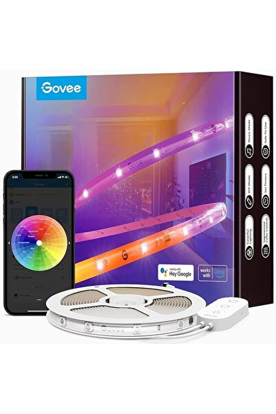 Govee RGBIC Alexa LED Strip Light, 5m Smart WiFi App Control, Alexa and Googl...