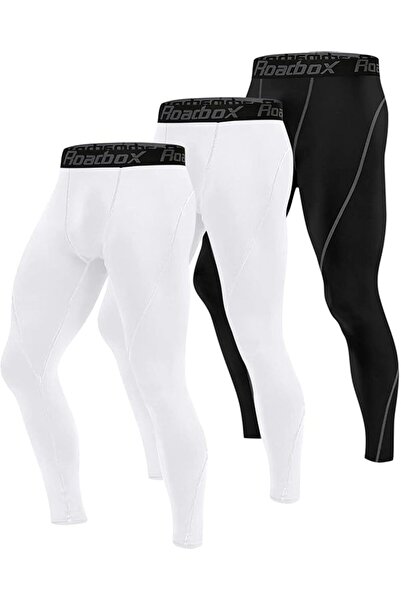 Roadbox Compression Shorts Mens 3 Pack, Sports Underwear Base Layer Shorts, Q...
