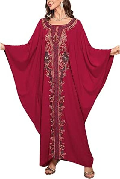 GENERAL Women's Cotton Kaftan Loungewear Boho Homewear Oversized Kimono Maxi ...